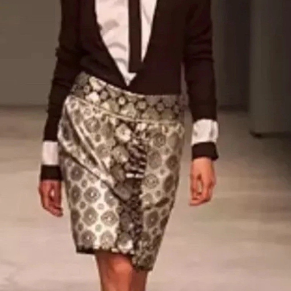 Prada Brocade Runway Skirt